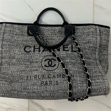 purseforum chanel deauville charcoal